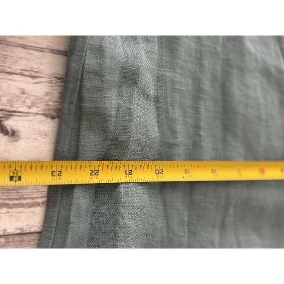 Maen 100% Linen Apron Romper Overall Pants Hankerchief Lagenlook Large pockets - Picture 15 of 15